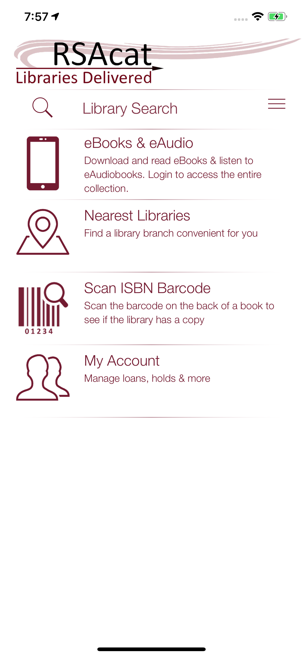 RSAcat Mobile Catalog